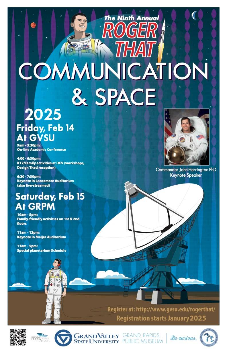 Roger That poster for 9th conference on communication and Space